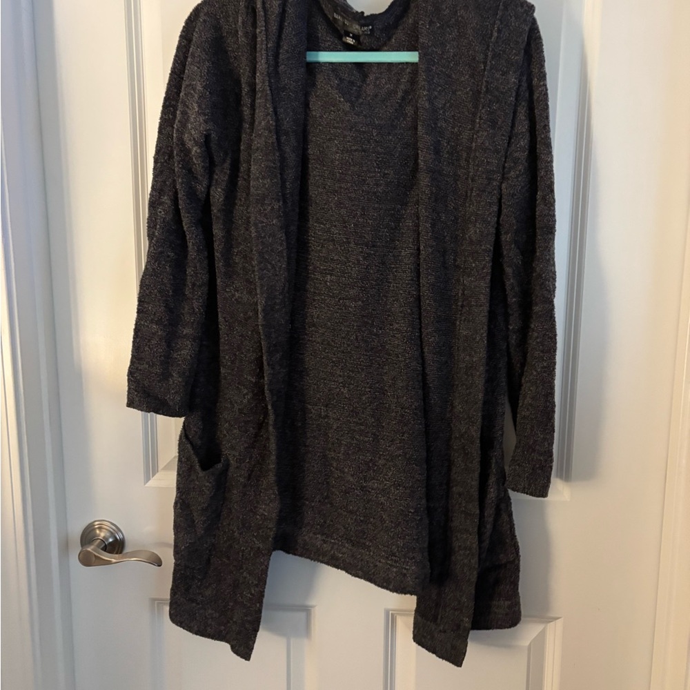 Barefoot dreams Cozy Charcoal Gray Women's cardigan